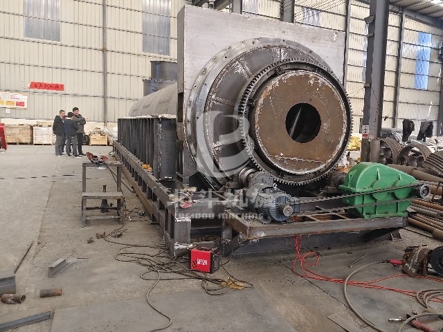 北斗動態,客戶到訪考察炭化設備